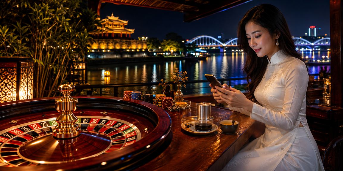 Trò chơi roulette phong cách áo dài Huế trên nền tảng y2t